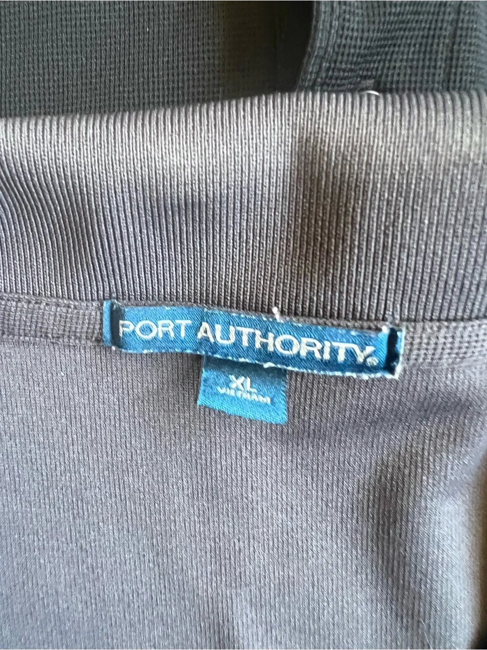 Port Authority Men's Polo Shirts in Black and Gray with Yellow Logo
